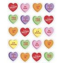 Valentine's Day Candy Heart Stickers
